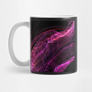 Cool vs hot - Abstract pink flames. Mug